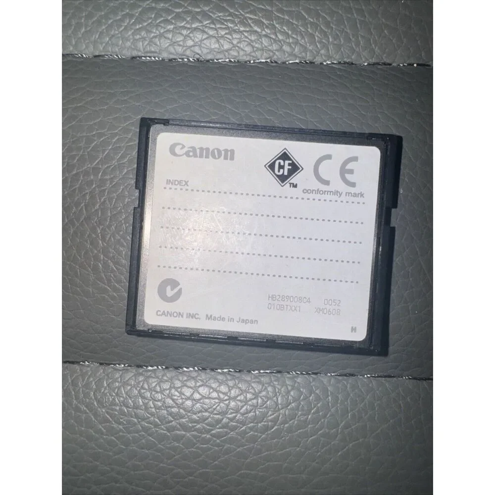 Canon 8MB FC-8M CF Compact Flash Camera Memory Card With Plastic Case GENUINE